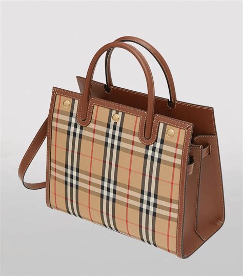 burberry small vintage check rucksack|burberry vintage tote bag.